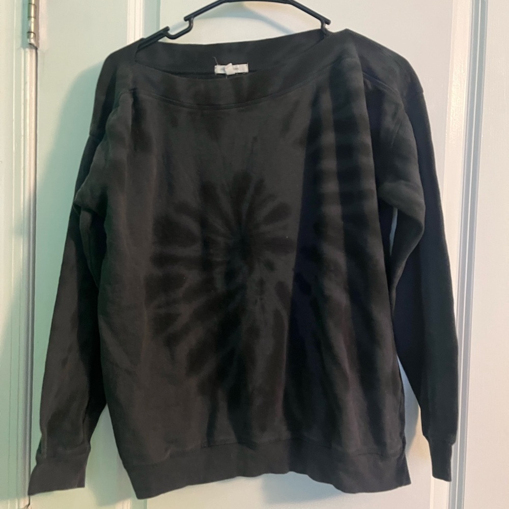 Black Tie-Dye Women's Sweater
